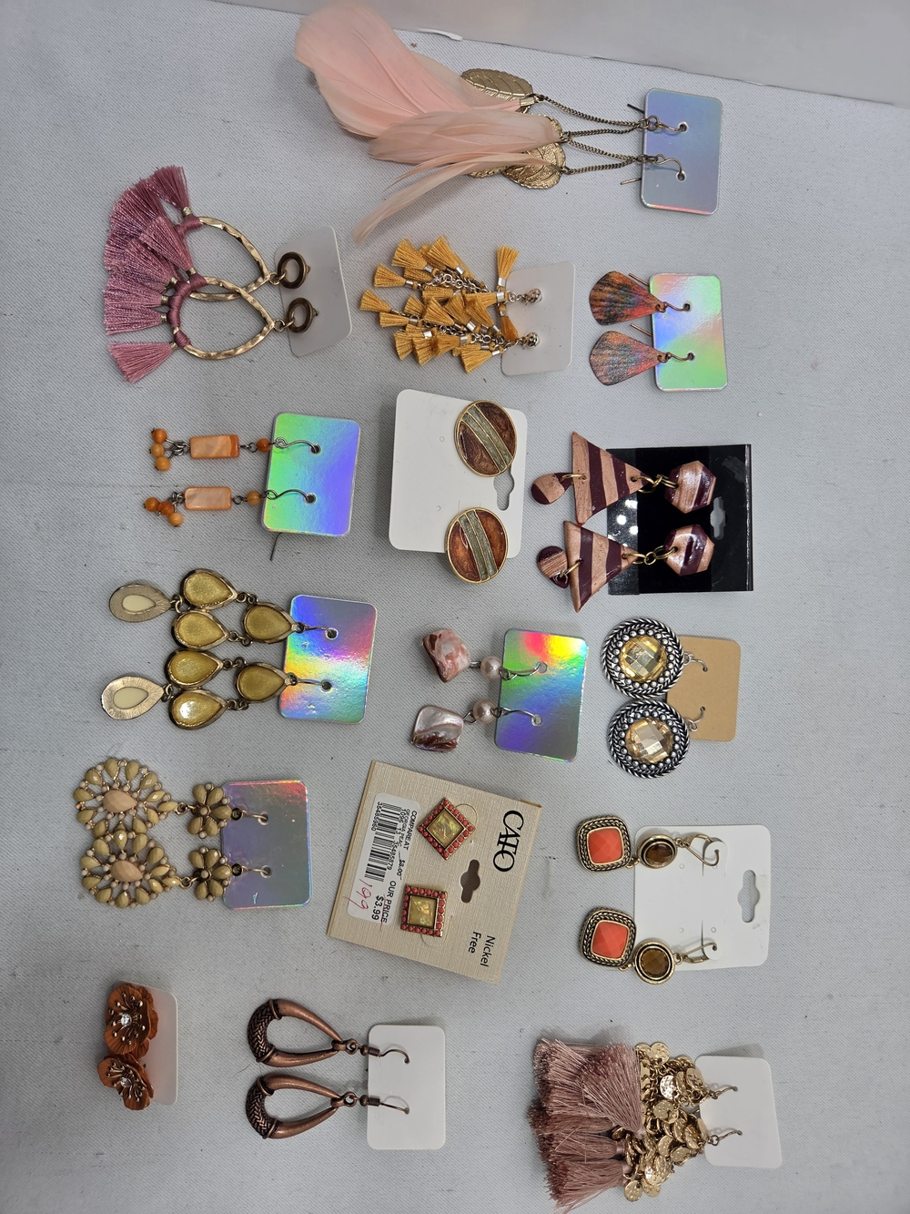 HUGE 42pc Vintage & Modern Jewelry Lot CHICO'S NAPIER COLDWATER CR Necklace Ear - Picture 10 of 14